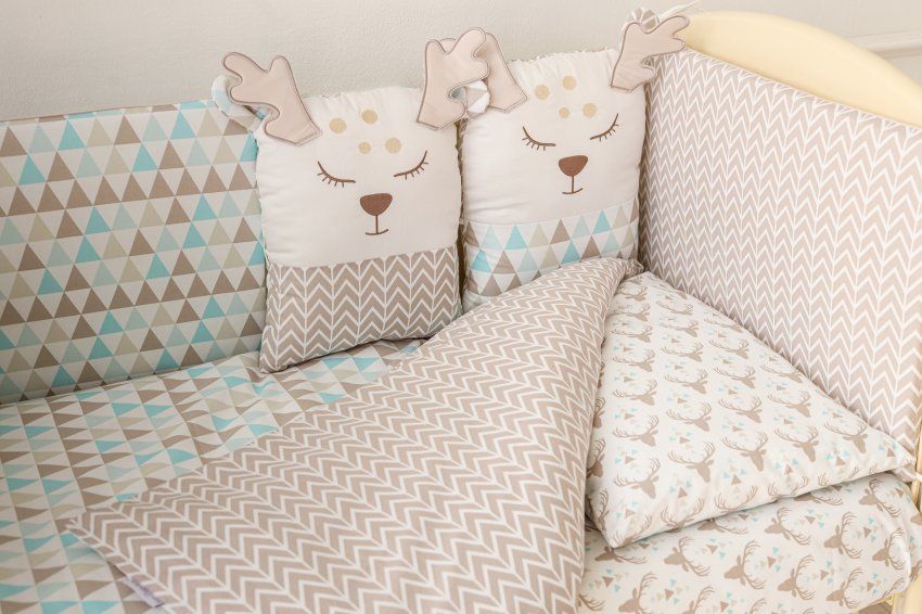 Комплект Lappetti в кроватку 6 предм. "Скандинавия"