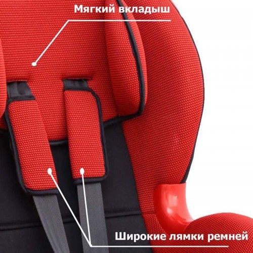 Детское автокресло Siger Кокон красный