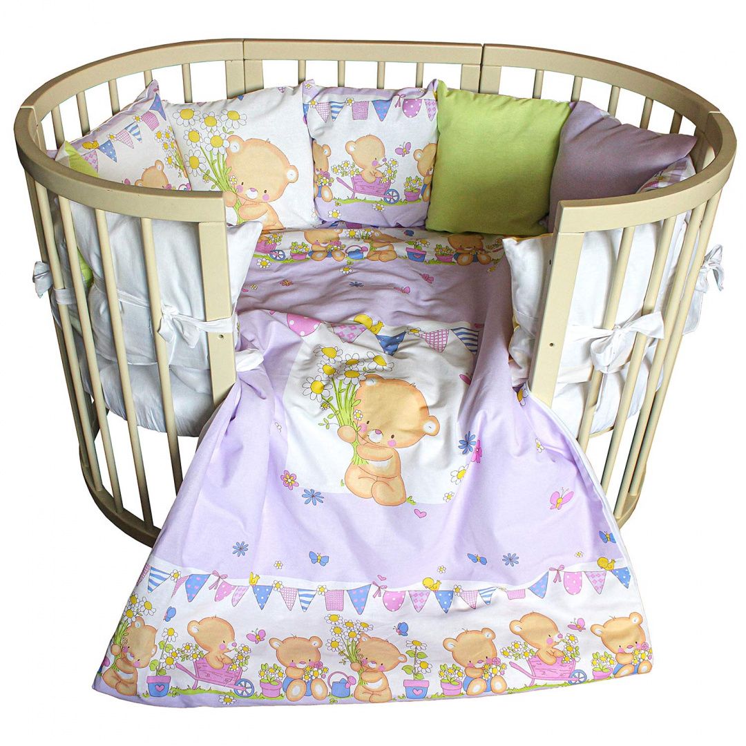 Комплект в кроватку 4 предмета L`Abeille