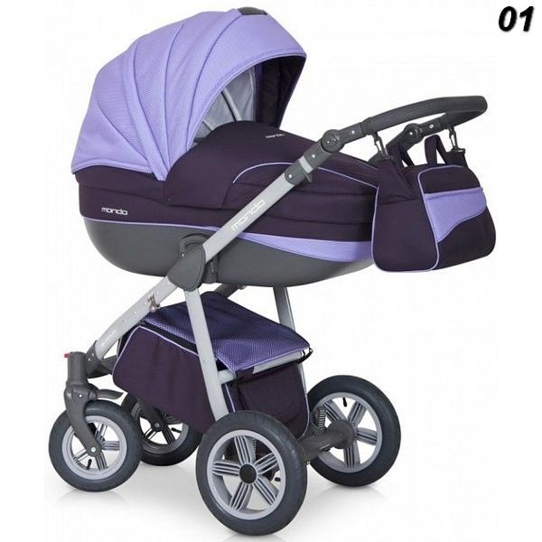 Детская коляска EXPANDER MONDO Grey Line 2 в 1