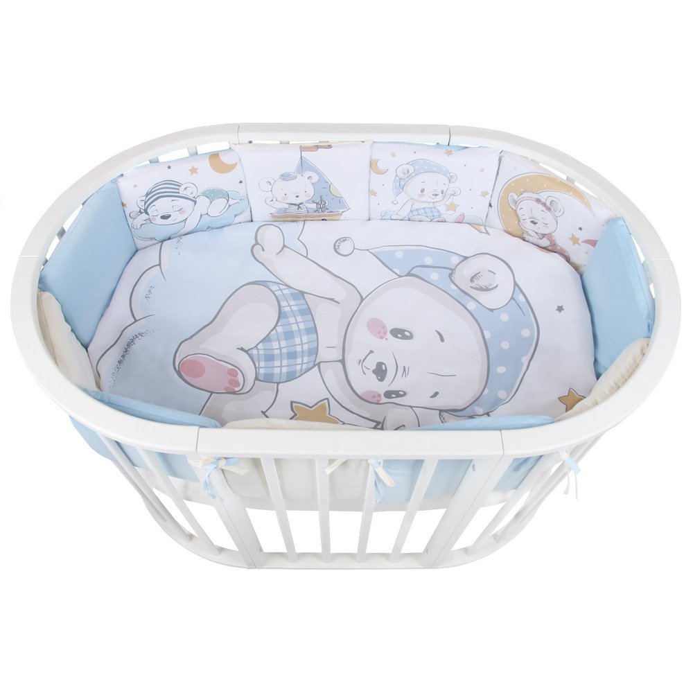 Комплект в кроватку 6 предметов МИР ИГРУШЕК (подушечки)