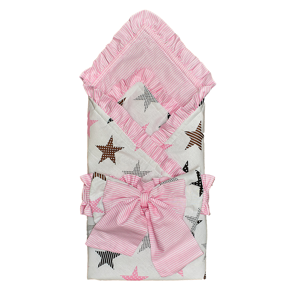 Комплект на выписку 2 предм. СЧАСТЬЕ, бязь премиум