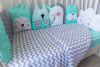 Комплект в кроватку 6 предметов бязь МАРМЕЛАДКА