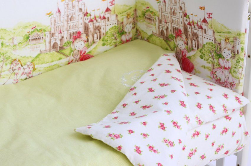 Комплект постельного белья из фланели Lappetti "Там снятся сказки" (для девочки)