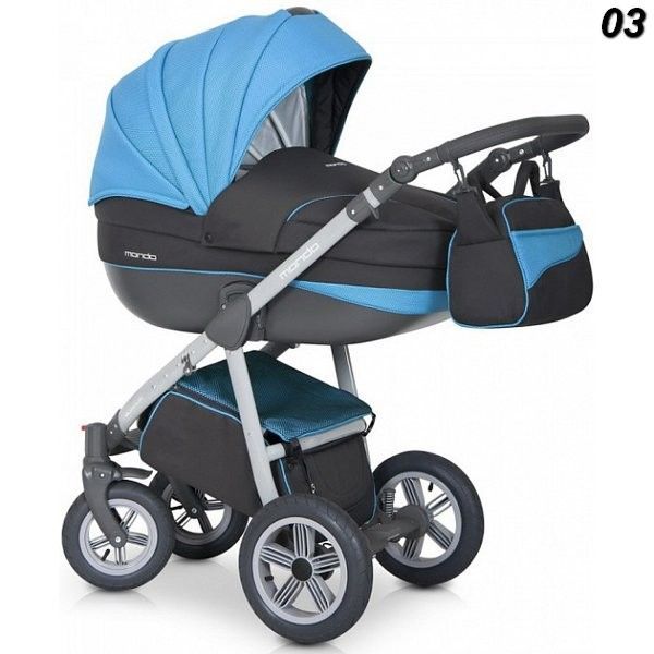 Детская коляска EXPANDER MONDO Grey Line 2 в 1