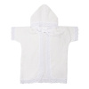 Крестильная рубашка с капюшоном, рост 74, муслин, универсальная