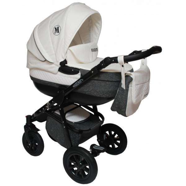 Детская коляска Tutic Maseratti 2 в 1 ( Ткань + кожа)