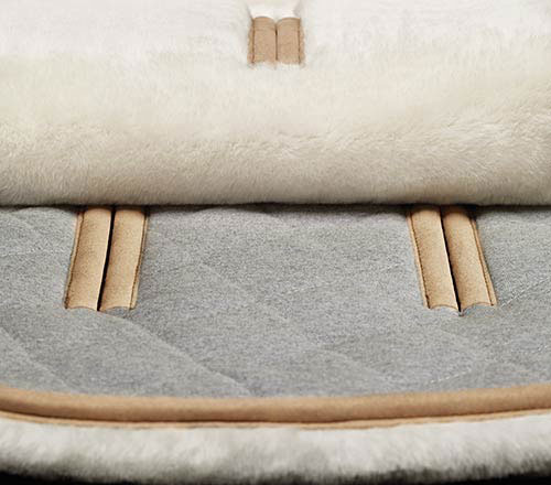 Матрасик в коляску BUGABOO шерстяной Off White