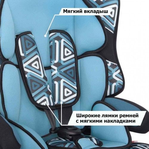 Детское автокресло Siger Art Драйв Геометрия