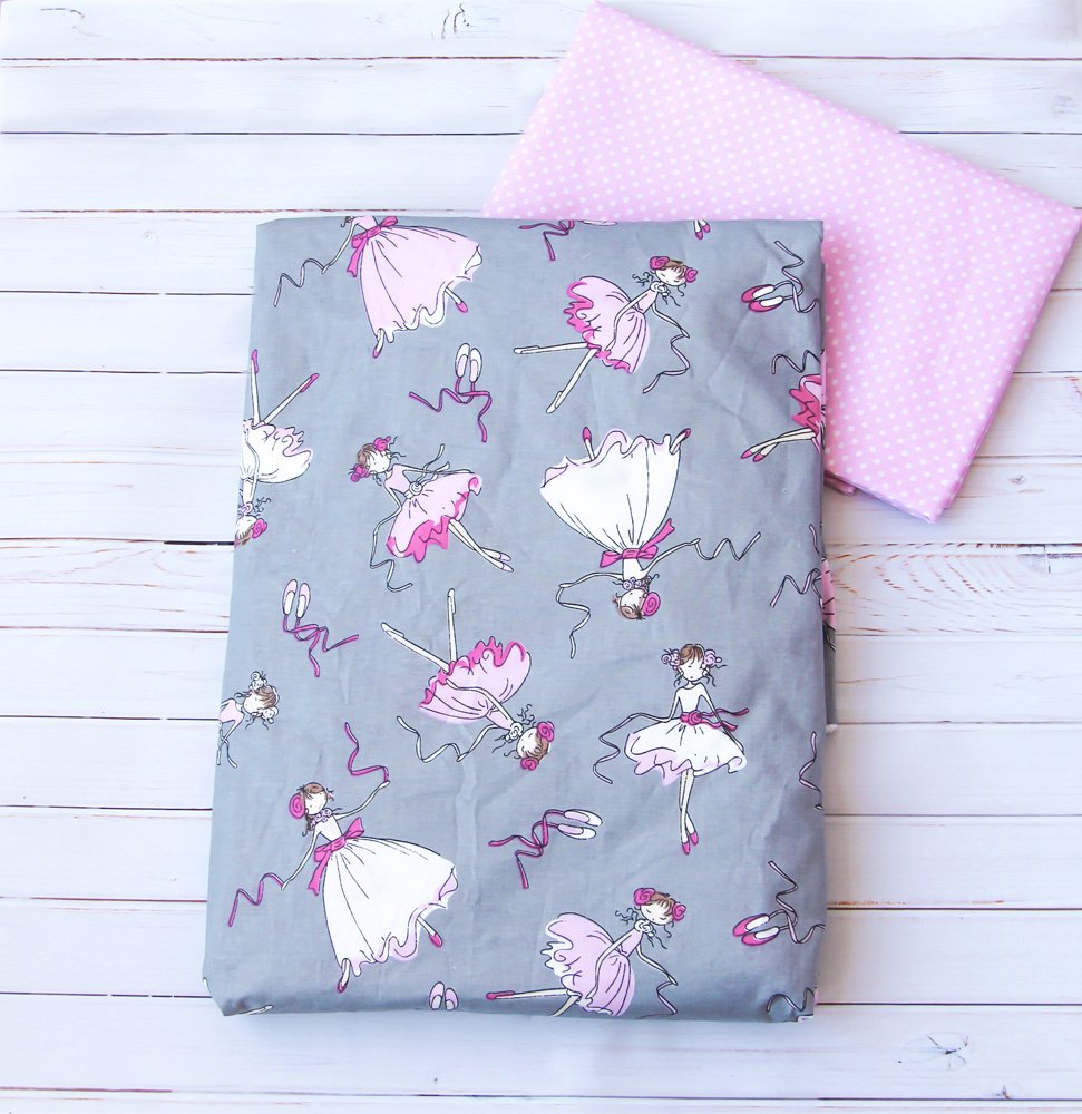 Комплект постельного белья 3 предм. бязь "Балеринки"