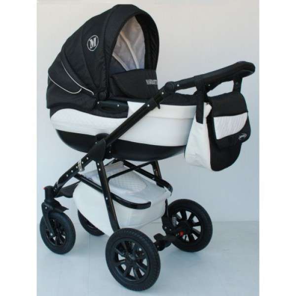 Детская коляска Tutic Maseratti 2 в 1 ( Ткань + кожа)