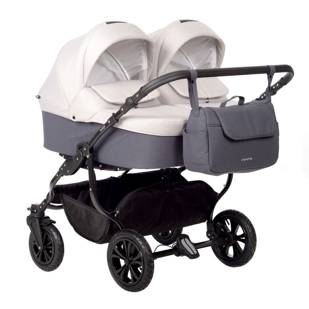 Детская коляска для двойни  Indigo Charlotte Sity Duo