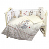 Комплект в кроватку 4 предмета L`Abeille ВЕЧЕРИНКА МАЛЕНЬКОГО ЖИРАФА