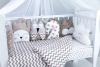 Комплект в кроватку 6 предметов бязь БУШЕ
