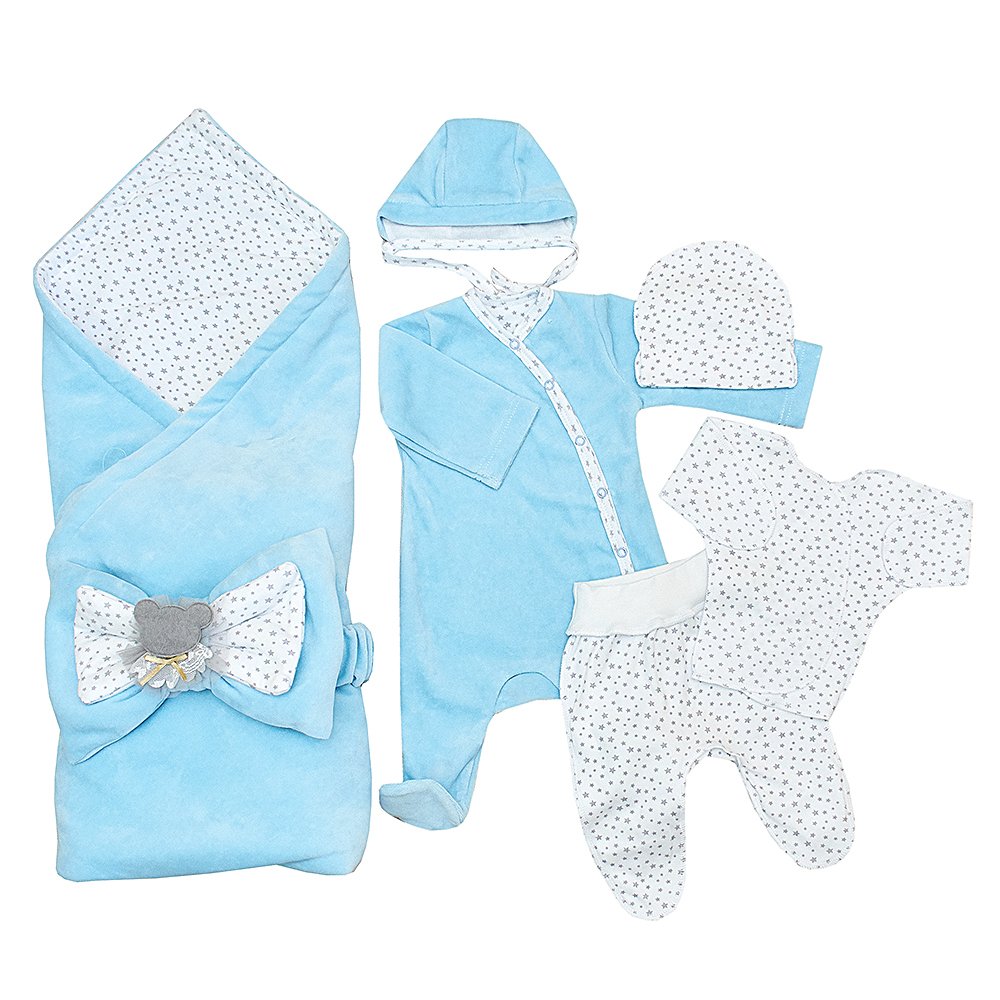 Комплект на выписку 7 предметов ЛАПУШКА