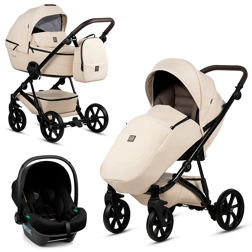 Детская коляска Tutis Viva 5+ Leather NEW 3 в 1