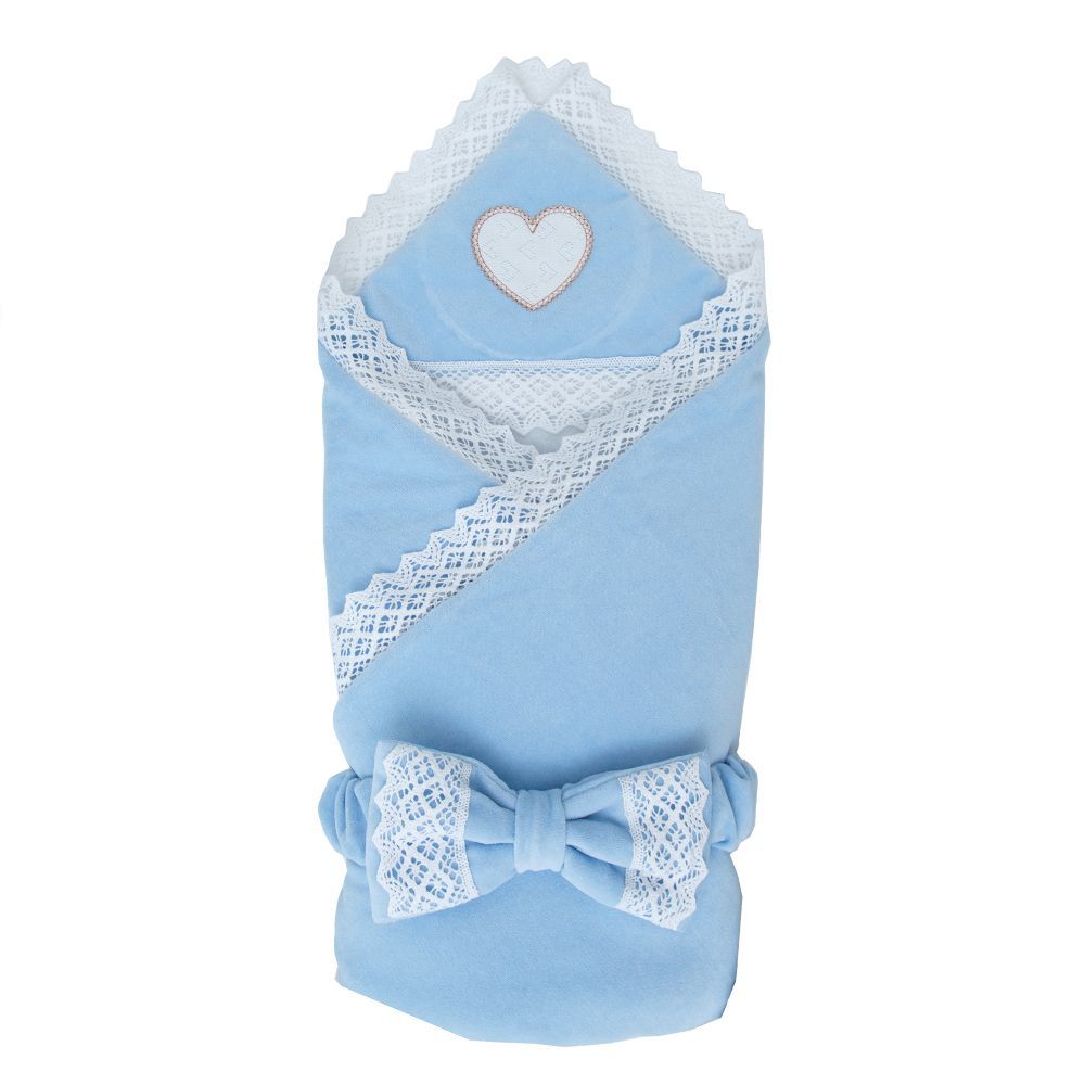 Комплект на выписку 8 предметов Alis АЖУРНОЕ СЕРДЕЧКО