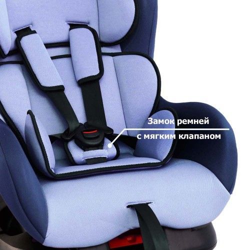 Детское автокресло Siger Nautilus Isofix голубой