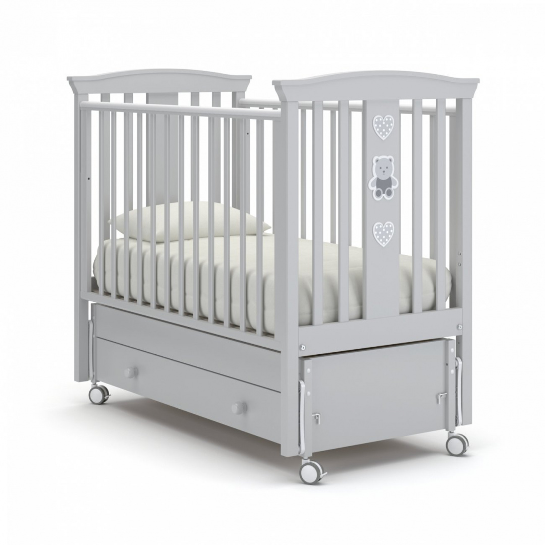 Кровать детская с продольным маятником Тони