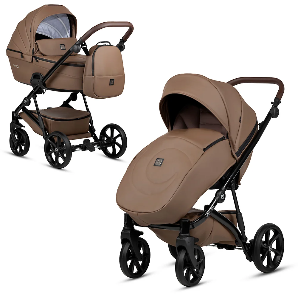 Детская коляска Tutis Viva 5+ Leather NEW 2 в 1