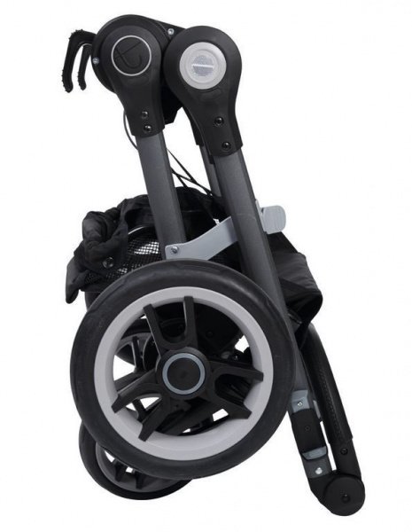 Детская Коляска TEUTONIA BeYou V4 (Elite) эко-кожа на шасси Graphite 2016 2 в 1