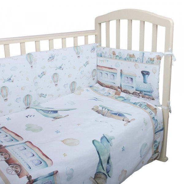Комплект в кроватку 6 предметов ВОКРУГ СВЕТА