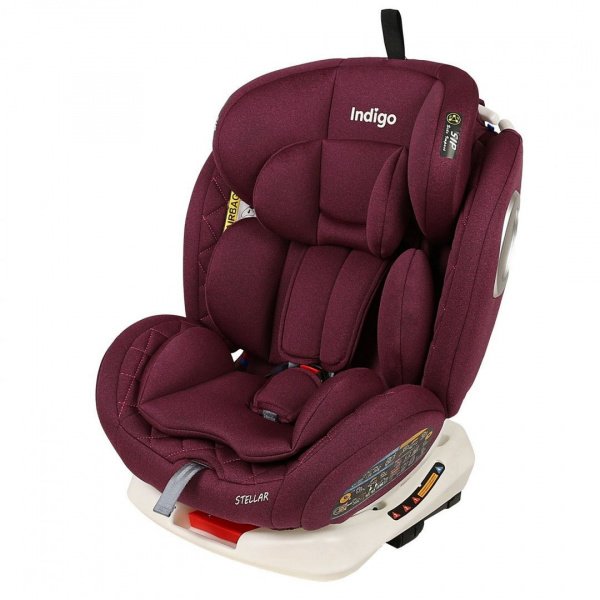Детское автокресло Indigo STELLAR  Isofix 0+1+2+3 (0-36 кг)