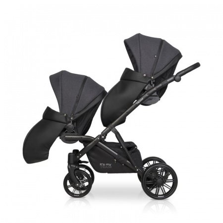 Детская коляска для двойни Riko Team 2 в 1