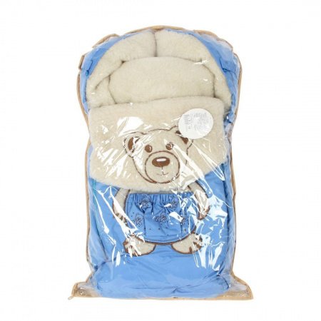 Конверт с капюшоном и подушкой Осьминожка МИШКА В ШТАНИШКАХ