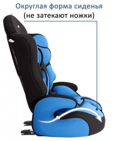 Детское автокресло Siger Прайм-Isofix синий