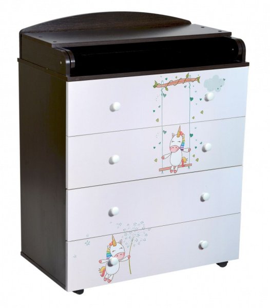 Детский комод Story Радужные единороги