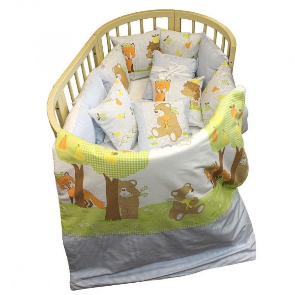 Комплект в кроватку 4 предмета L`Abeille Play