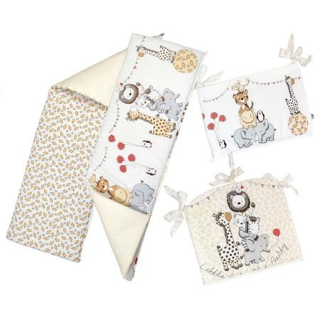 Комплект в кроватку 4 предм. ВЕЧЕРИНКА МАЛЕНЬКОГО ЖИРАФА