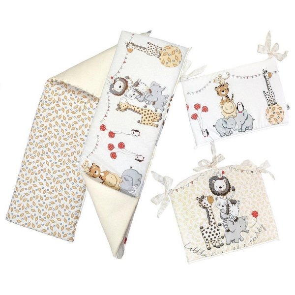 Комплект в кроватку 4 предм. ВЕЧЕРИНКА МАЛЕНЬКОГО ЖИРАФА