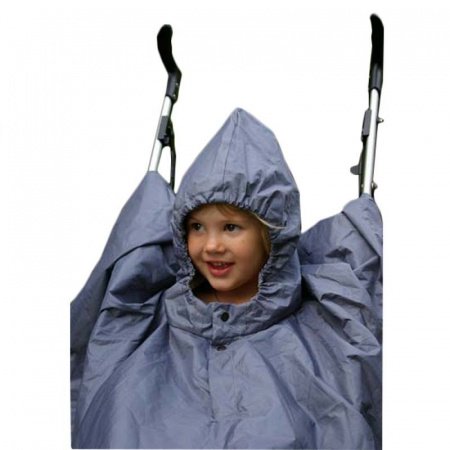 Дождевик-пончо на коляску