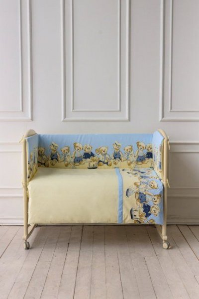 Комплект Lappetti в кроватку 3 предм. "Морячки"