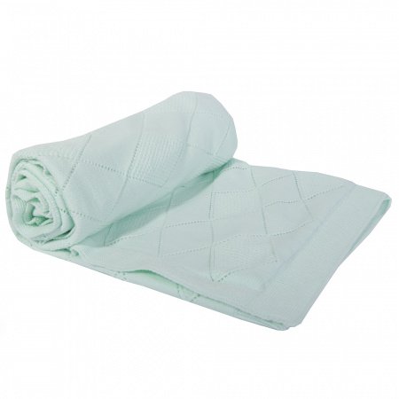 Плед вязаный РОМБИКИ 90 х 90