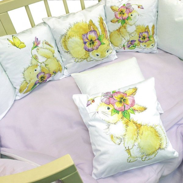 Комплект в кроватку 4 предмета L`Abeille RICCI