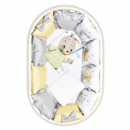 Комплект в кроватку 6 предметов ЛУННЫЙ ЗАЙКА