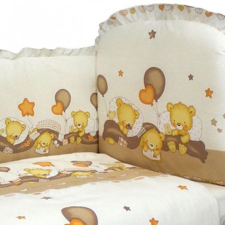 Комплект в кроватку 6 предм. МИШУТКИ