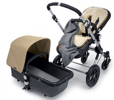 Матрасик в коляску BUGABOO шерстяной Off White