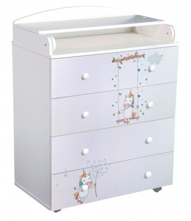 Детский комод Story Радужные единороги