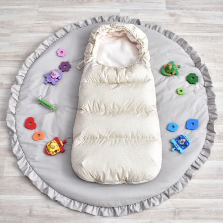 Конверт прогулочный Alis с прорезями для автокресла 90х45