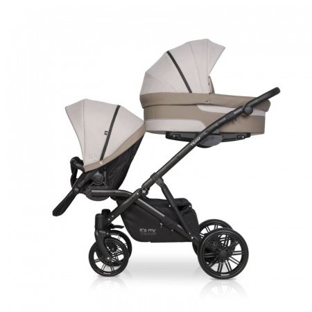 Детская коляска для двойни Riko Team 2 в 1