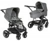 Детская Коляска TEUTONIA BeYou V4 (Elite) эко-кожа на шасси Graphite 2016 2 в 1
