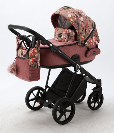 Детская коляска Adamex Porto Flowers 3 в 1