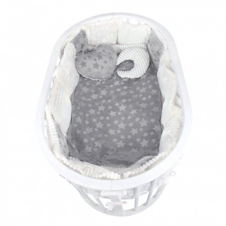 Комплект в кроватку 5 предметов ЛУНА И ЗВЕЗДЫ