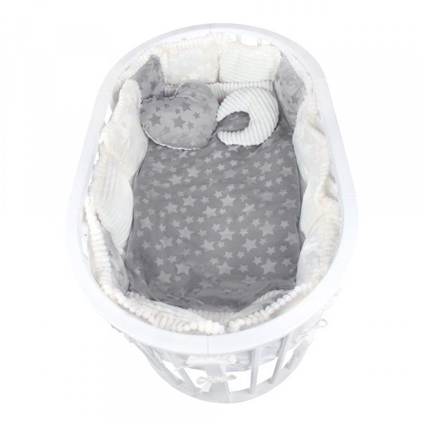 Комплект в кроватку 5 предметов ЛУНА И ЗВЕЗДЫ