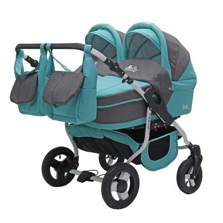Детская коляска для двойни Bart-Plast Fenix Duo  2 в 1