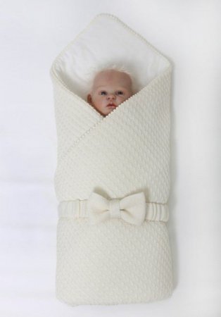 Плед трикотажный с поясом Lappetti